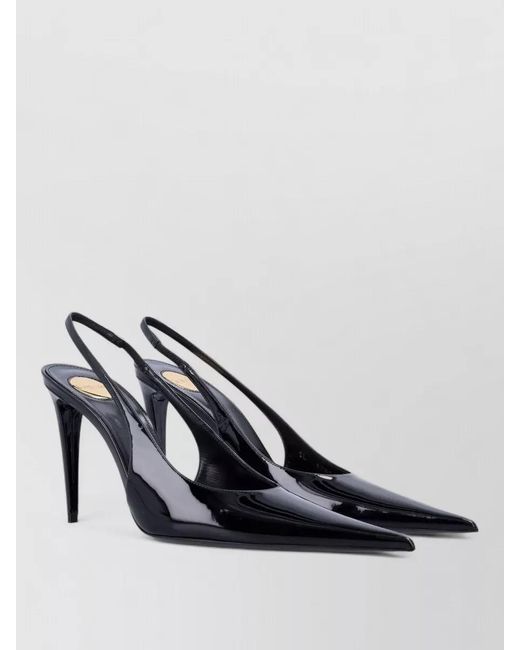 Saint Laurent Multicolor Thierry Pointed Toe Patent Leather Pumps