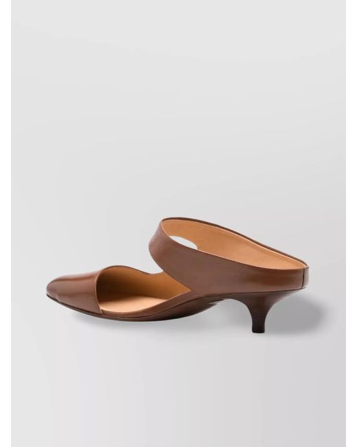 Marsèll Brown Leather Mules