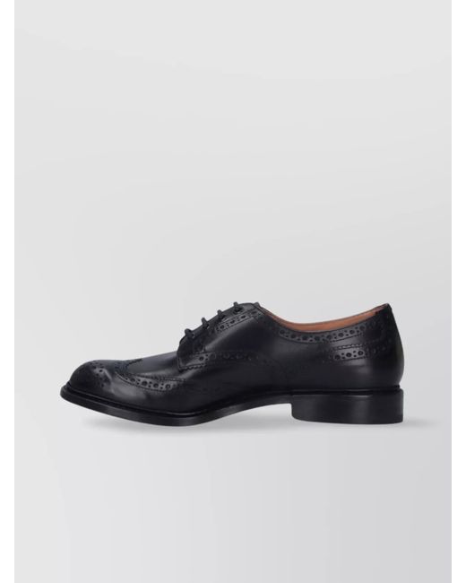 Tricker's Black Leather Brogues for men