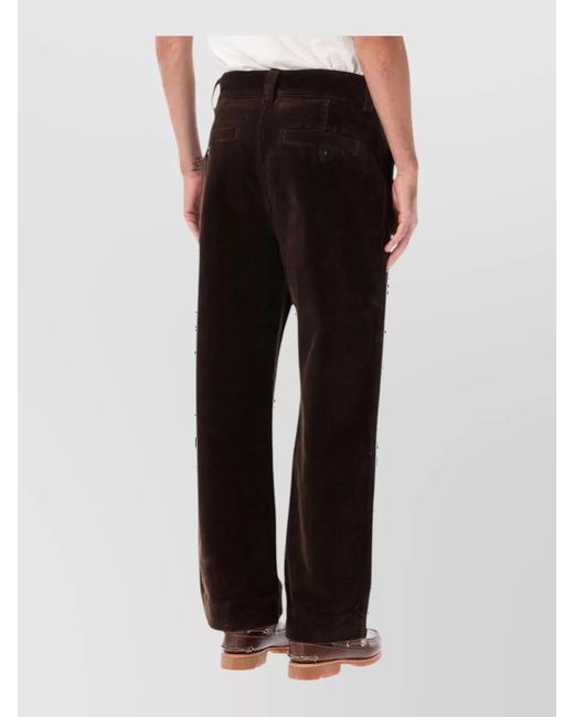 Margaret Howell Black Cotton Chino Trousers for men