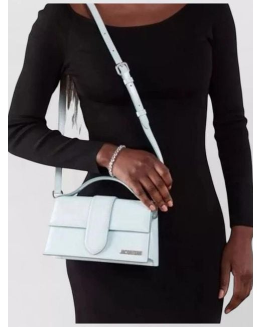 Jacquemus Blue Le Grand Bambino Leather Bucket Bag