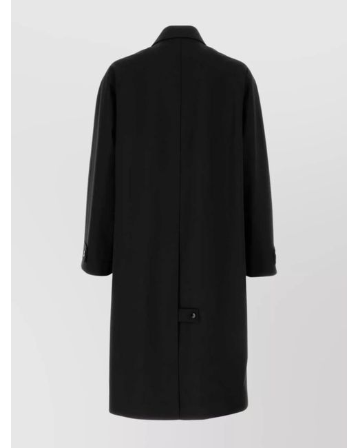 Gucci Black Wool Single Breasted Coat for men