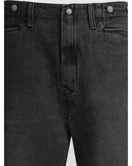 Needles Black Denim Straight-Leg Jeans for men