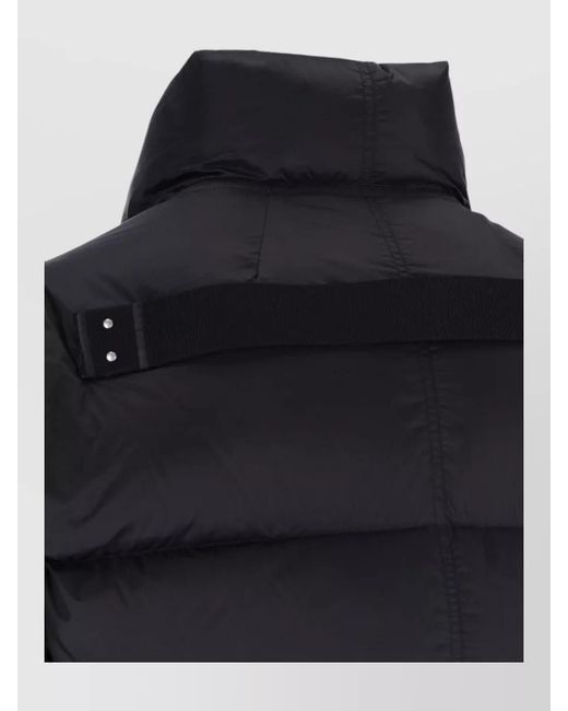 Rick Owens Black Puffer Coat for men