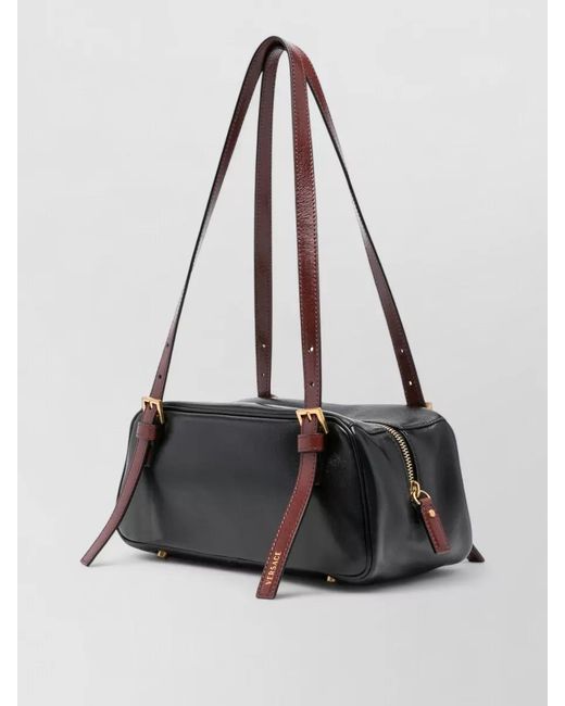 Versace Black Tag Small Bowling Bag