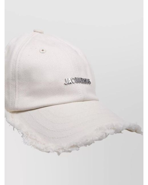 Jacquemus White La Casquette Artichaut Cotton Cap