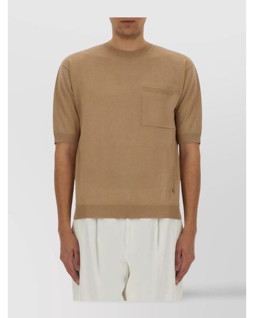Moschino White Wool And Silk Jumper for men