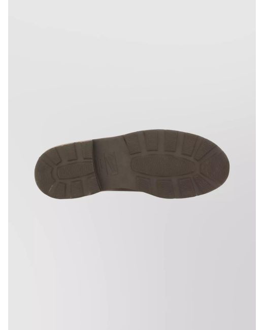 Paraboot Brown Leather Derby Shoes for men