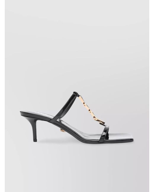 Versace Multicolor Leather Sandals