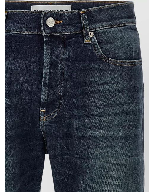 Department 5 Blue Denim Straight-Leg Jeans for men