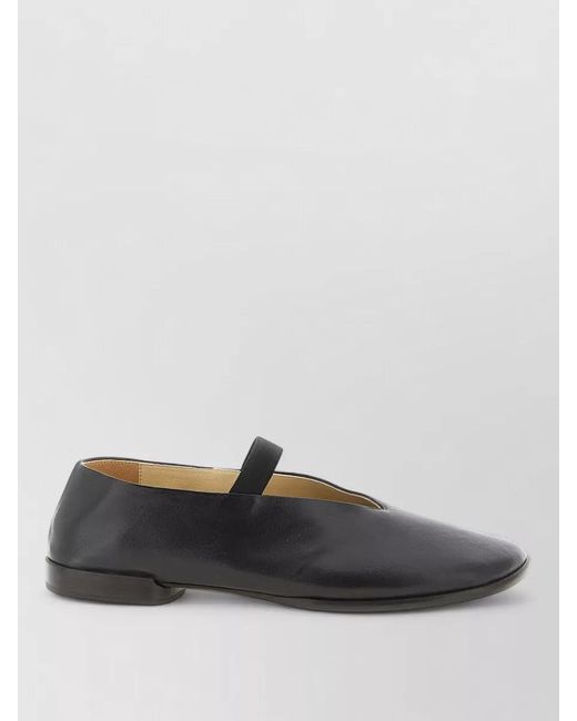 Lemaire Gray Ballerina Shoes Elastic Strap Slip On