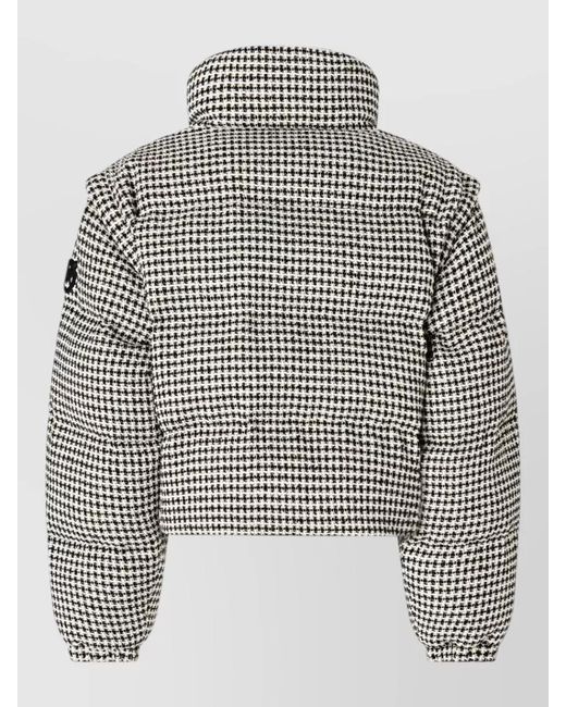 Pinko Multicolor Quilted Parka Coat