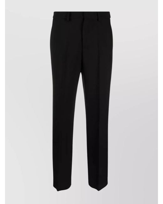 P.A.R.O.S.H. Tailored Trousers Tapered Leg in Black | Lyst
