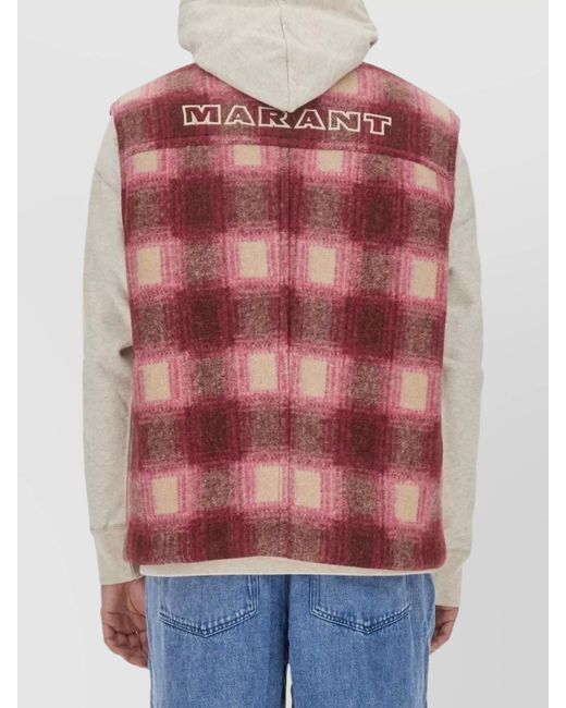 Isabel Marant Blue Regular-Fit Waistcoat for men