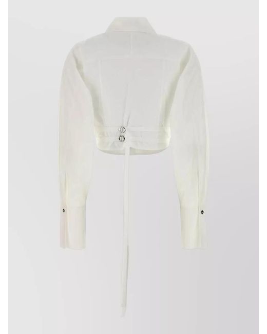Blumarine White Cotton Shirt