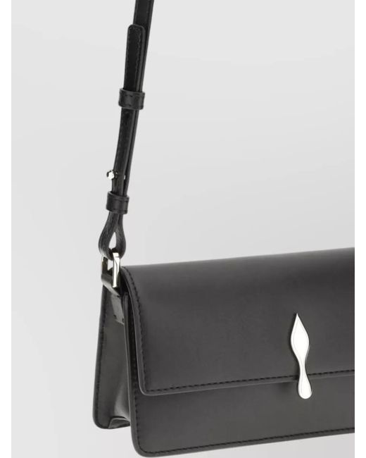 Christian Louboutin Gray Bettina Leather Mini Crossbody Bag