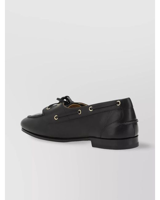 Bally Black Leather Loafers for men