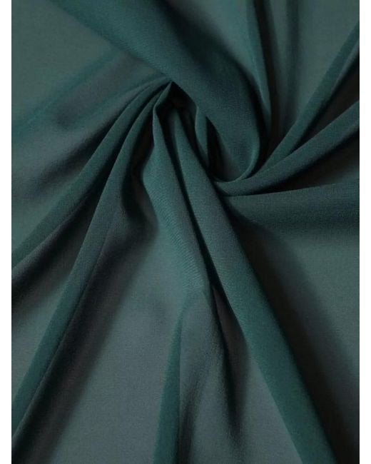 Dolce & Gabbana Green Silk Neck Wrap Shawl Stole Scarf