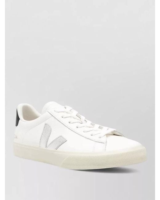 Veja Natural Low Top Lace Up Casual Rubber Sole