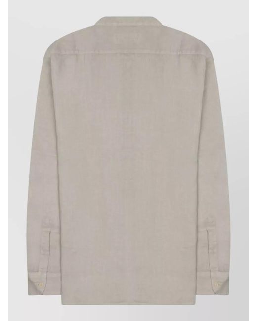 Mc2 Saint Barth White Linen Shirt for men