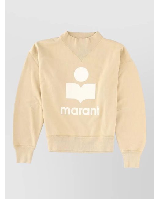 Isabel Marant Natural Cotton-Blend Sweatshirt