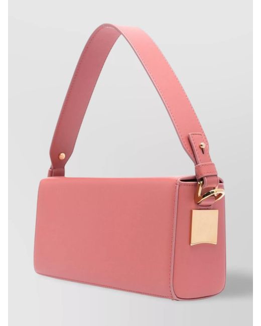 Lanvin Pink Happy Leather Shoulder Bag