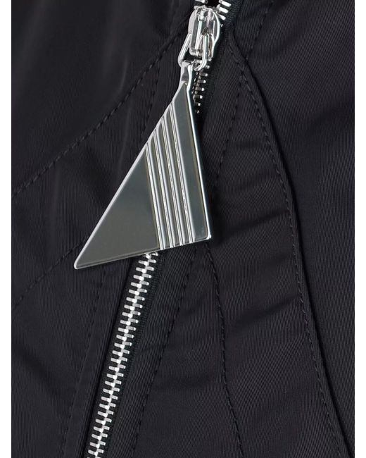 The Attico Black Bomber Jacket
