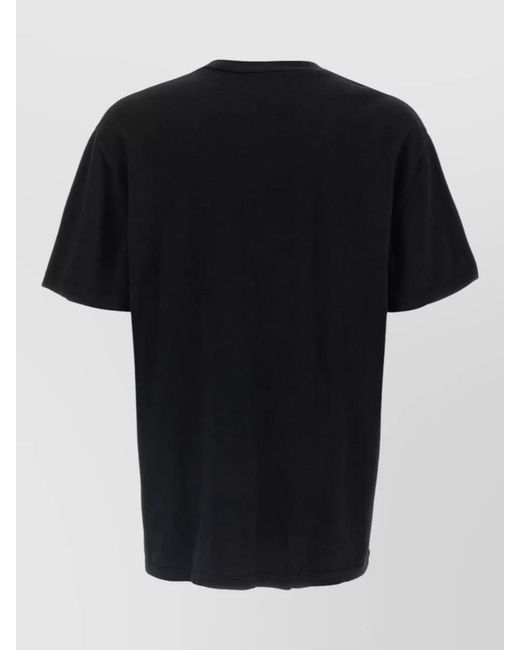 Extreme Cashmere Black Short Sleeve Crew Neck Regular T Shirt for men