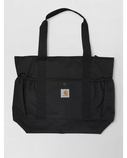 Carhartt Black Calpton Tote Bag Front Pocket Adjustable Straps for men