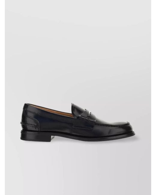 Church's Black Leather Loafers