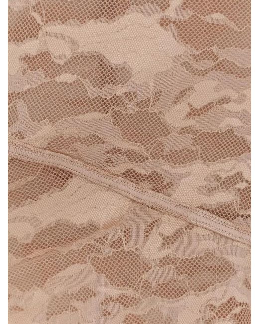 DIESEL Natural Lace Racerback Sleeveless Camouflage Top Lingerie