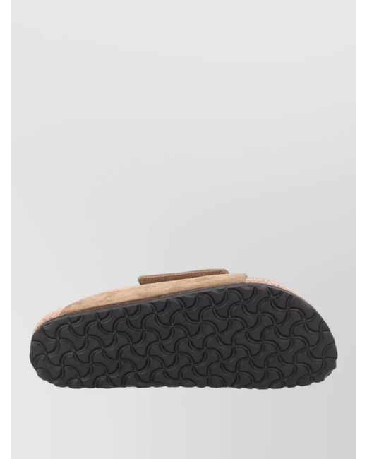 Birkenstock Natural Suede Leather Sandals