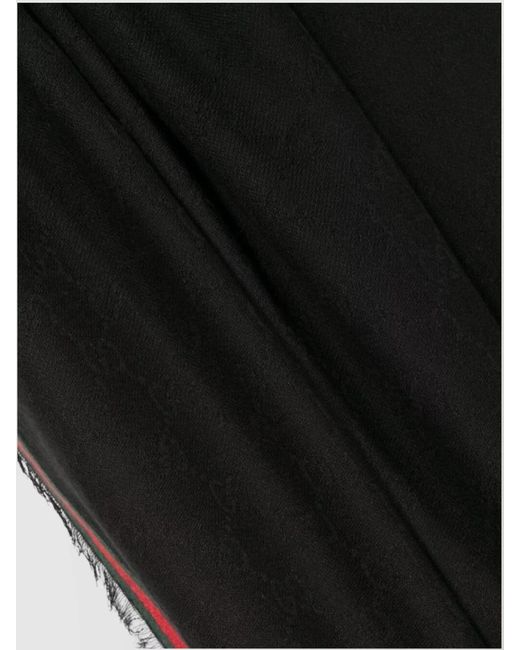 Gucci Black Silk Stole Accessories for men