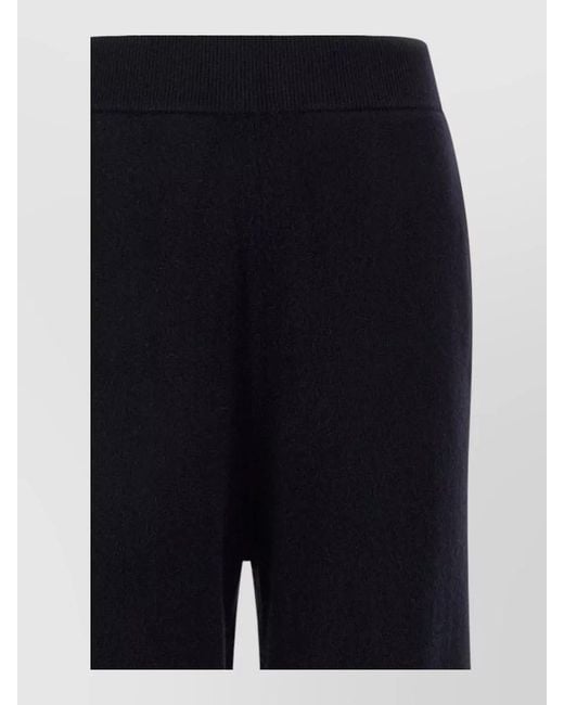 Max Mara Blue High Waist Cashmere Knit Lounge Pants