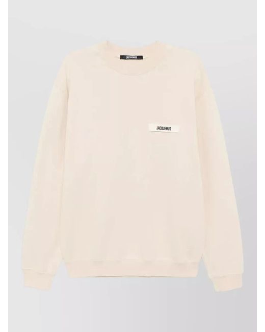 Jacquemus Natural Cotton Sweatshirt for men