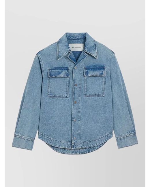 AMI Blue Denim Jeans for men