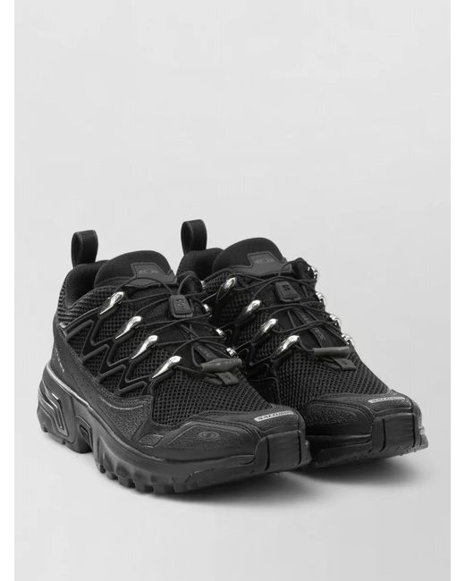Salomon Black Mesh Low-Top Sneakers for men
