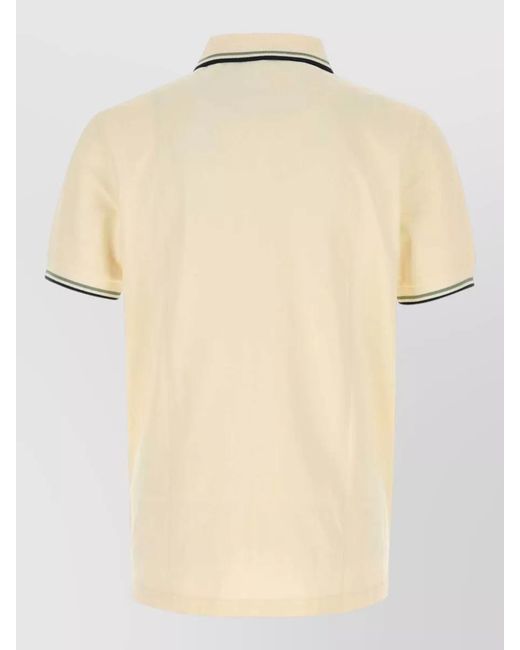 Fred Perry Natural Cotton Piqué Polo Shirt for men