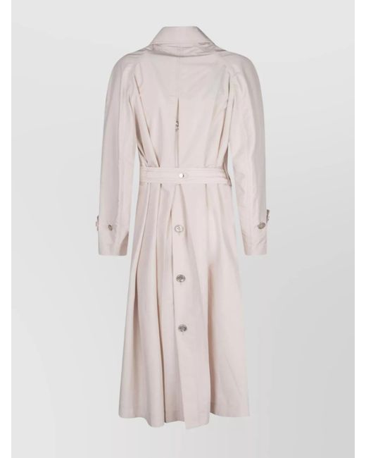 Moorer Pink Trench Coat Desiree