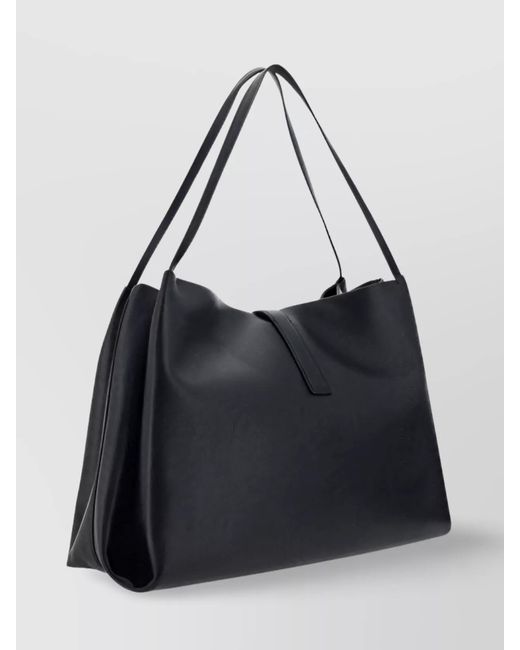 Ferragamo Black Mia Tote Bag Large Leather Shoulder Bag
