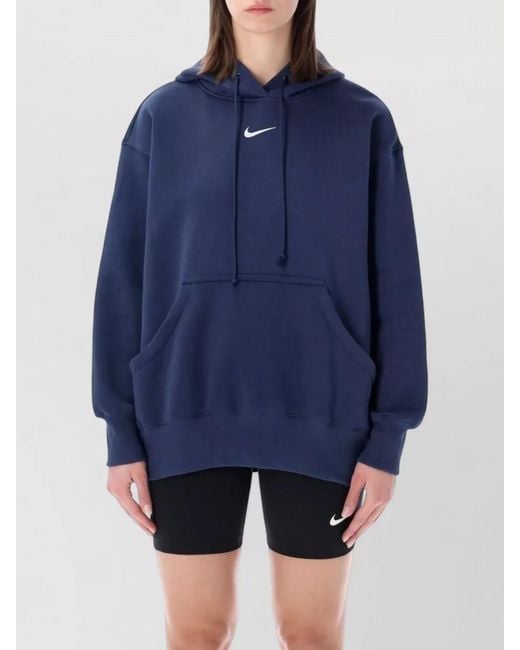 Nike Blue Phoenix Fleece Oversized Hoodie Sportswear