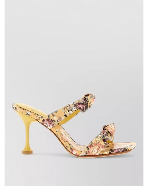 Alexandre Birman Metallic Leather Clarita Sandals