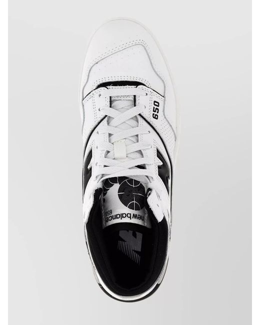 New Balance Metallic Leather High-Top Sneakers for men