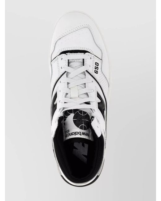 New Balance Metallic Leather High-Top Sneakers for men