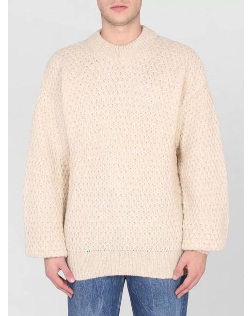 Séfr Blue Halter Neck Textured Knit Jersey Leonard for men