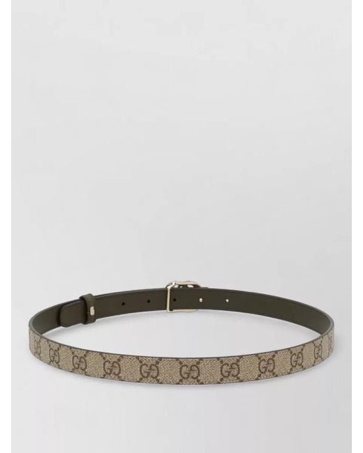 Gucci Gray Reversible Belt