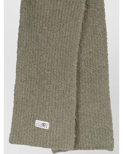 MM6 by Maison Margiela Green Scarf
