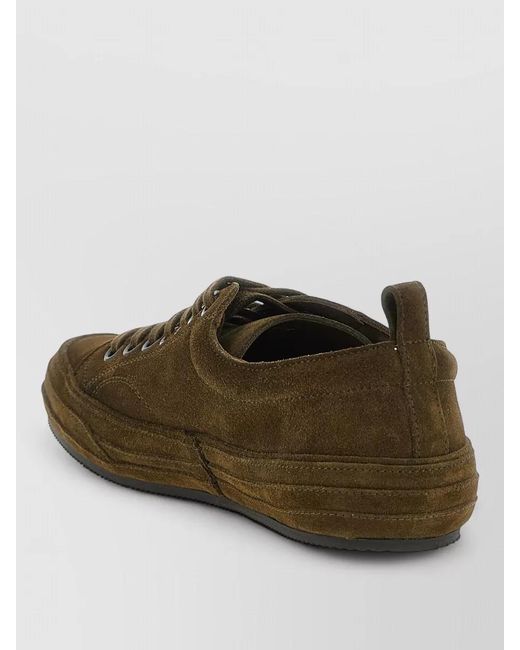 Tom Ford Brown Suede Low-Top Sneakers for men