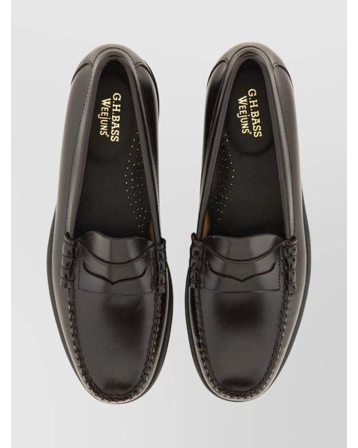 G.H.BASS Multicolor Leather Penny Loafers for men