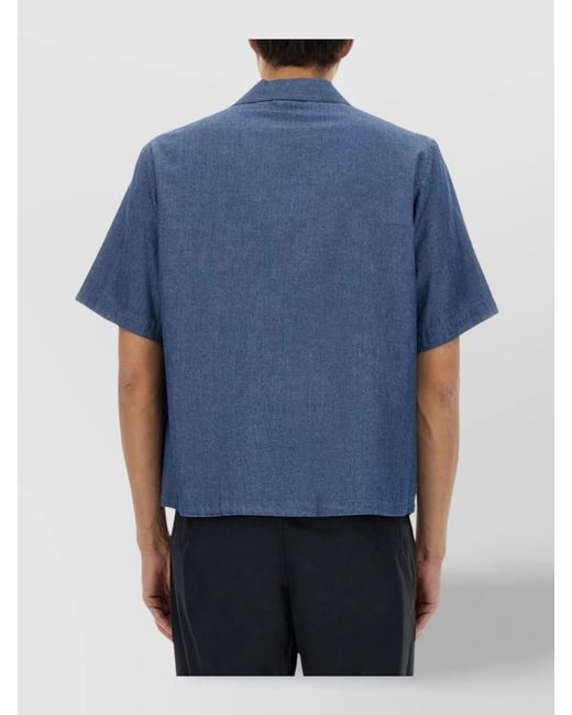 Aspesi Blue Cotton Shirt for men